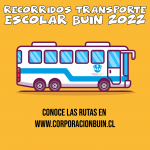 RECORRIDOS TRANSPORTE ESCOLAR 2022