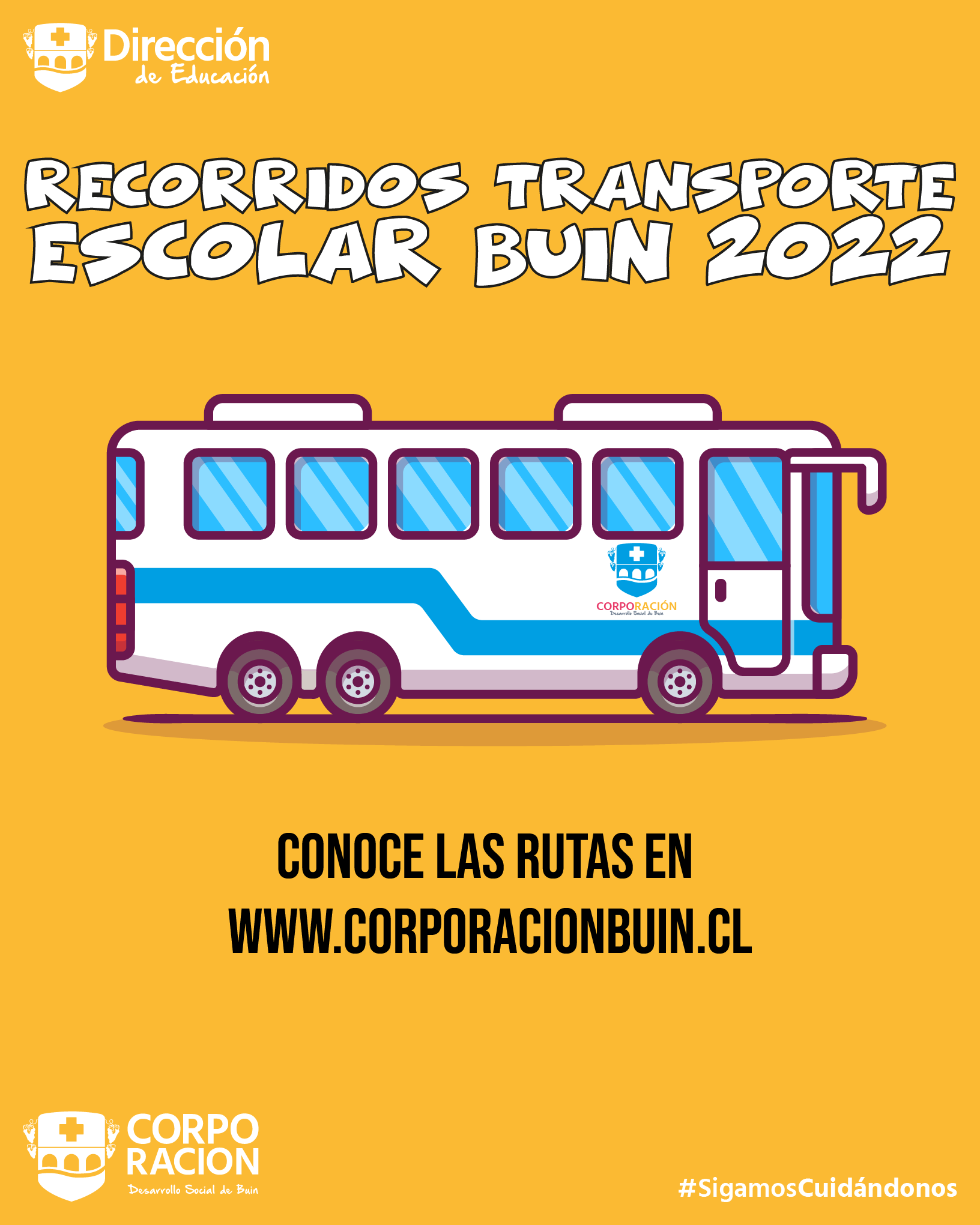 RECORRIDOS TRANSPORTE ESCOLAR 2022