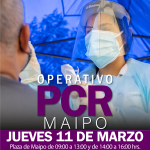 PCR EN TERRENO: OPERATIVO EN PLAZA DE MAIPO