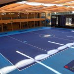 LLEGAN DOS NUEVAS CANCHAS DE POLIPROPILENO A LA SECCIÓN BÁSICA DEL LICEO A-131