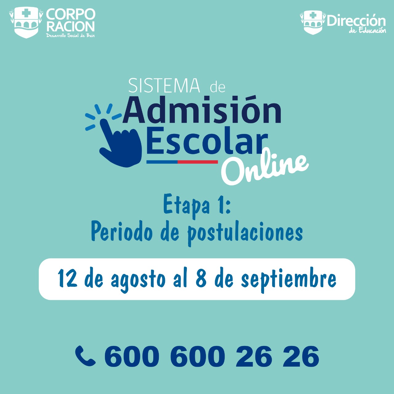 SISTEMA DE ADMISÓN ESCOLAR: POSTULA PARA EL AÑO ESCOLAR 2022