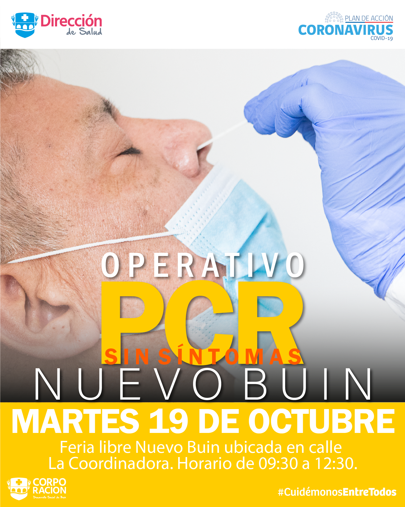OPERATIVOS PCR: SEMANA DEL 18 AL 23 DE OCTUBRE
