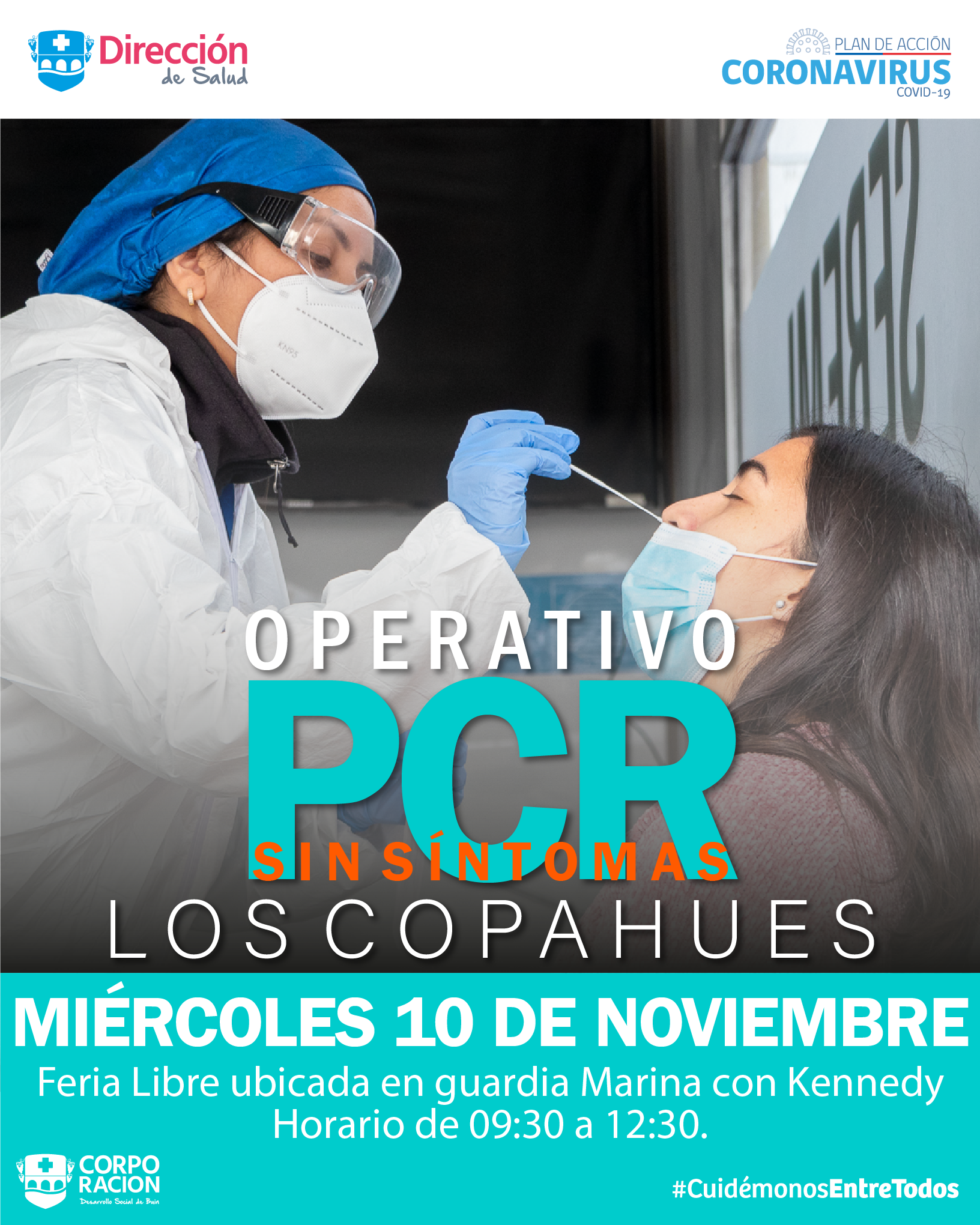¡SEGUIMOS CON OPERATIVOS PCR EN TERRENO!