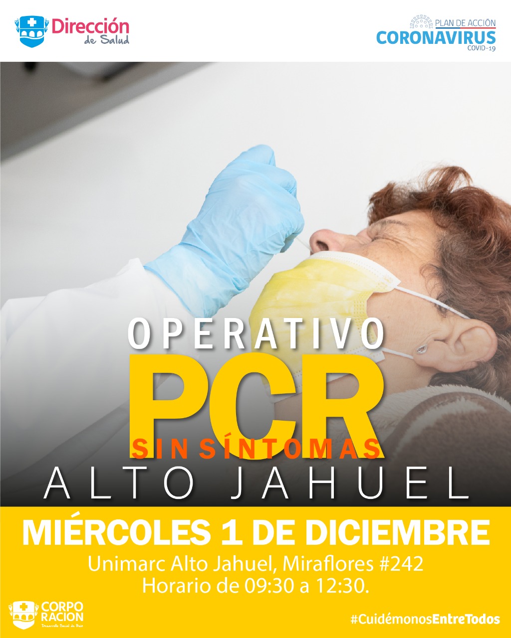 OPERATIVOS PCR: SEMANA DEL 29 DE NOVIEMBRE