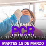 OPERATIVOS PCR: SEMANA DEL 14 DE MARZO