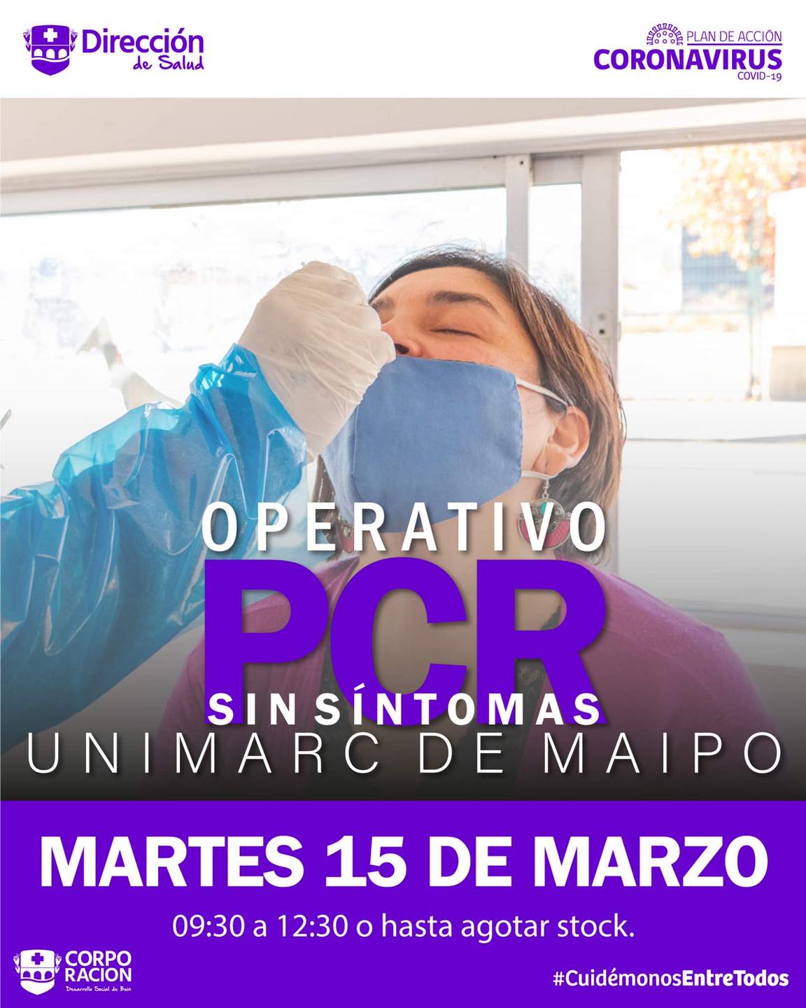 OPERATIVOS PCR: SEMANA DEL 14 DE MARZO