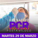 OPERATIVOS PCR: SEMANA DEL LUNES 28 DE MARZO AL VIERNES 01 DE ABRIL