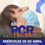 OPERATIVOS PCR: SEMANA DEL 04 DE ABRIL