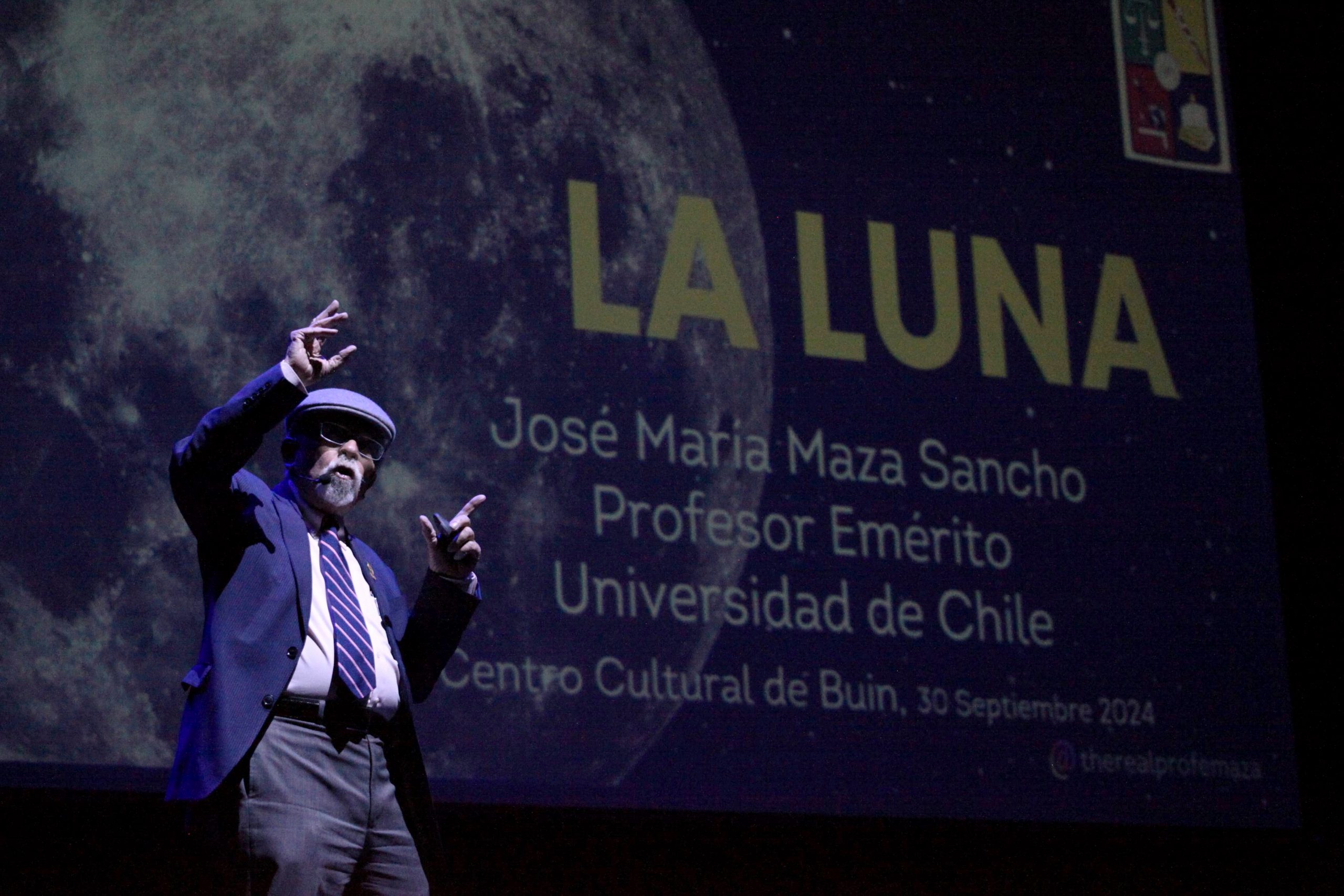 Charlas del Dr. José Maza en el Centro Cultural de Buin